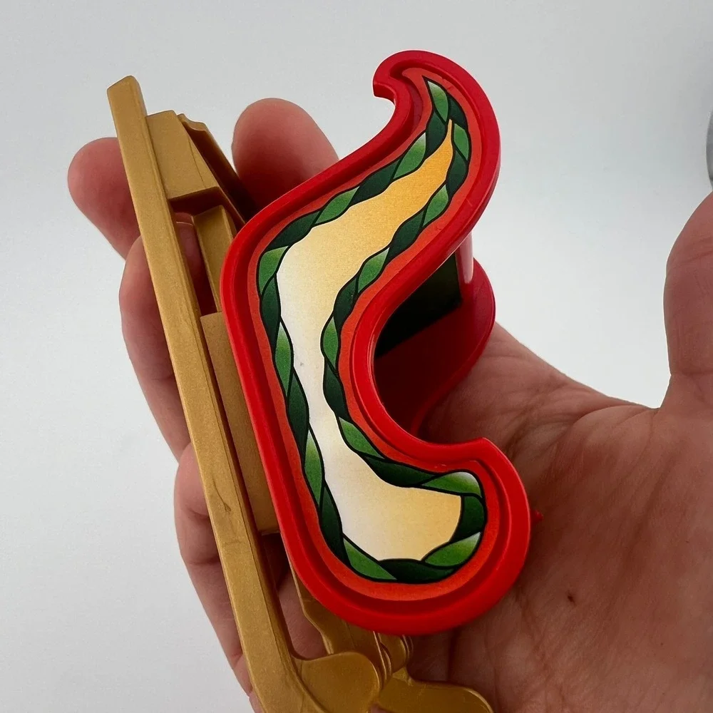 Vintage‎ Playmobil Santa Sleigh Sled Red Green Christmas 1987 Geobra